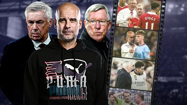 Image from Chasing the Dream: Pep Guardiola, Sir Alex Ferguson and Carlo Ancelotti discuss their philosophy with young players