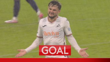 Swansea retake lead through Cullen strike