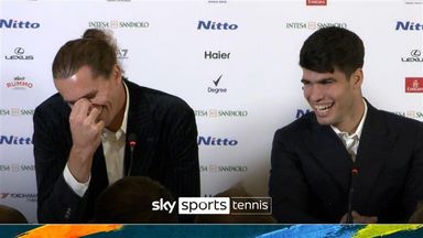 'I can't be serious with this guy!' | Zverev and Alcaraz crack-up during ATP Finals presser