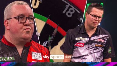 The closest you can EVER get to a nine-darter? | Van Veen millimetres away!