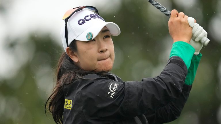 A Lim Kim has secured a place in the LPGA end of season finale (AP Photo/Lee Jin-man)