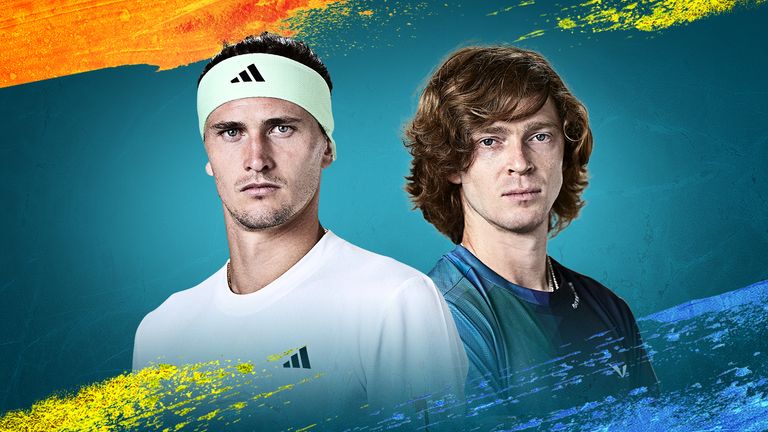 Alexander Zverev vs Andrey Rublev at the ATP Finals Turin