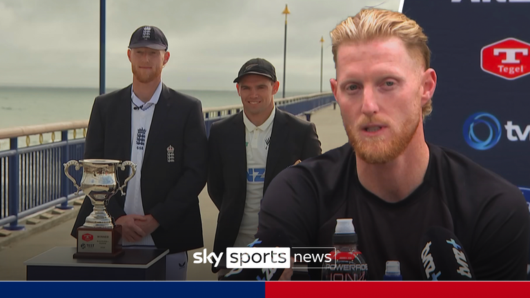 Ben Stokes ahead of England's Test match against New Zealand in Christchurch.