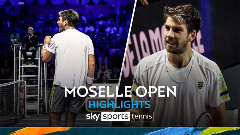 Cameron Norrie in the Moselle Open semi-fianl