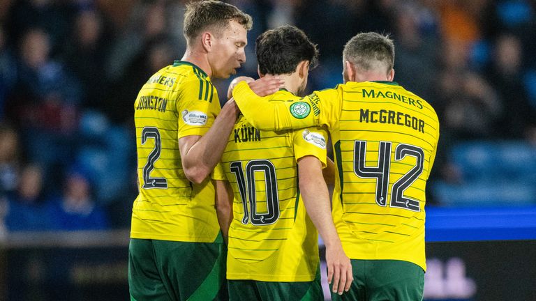 Callum McGregor and Nicolas Kuhn secured Celtic's win at Kilmarnock