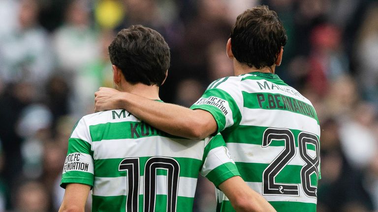 Nicolas Kuhn and Paulo Bernardo were criticised on their early performances with Celtic