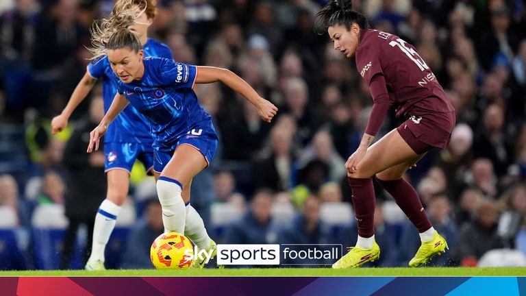 Chelsea vs Man City WSL: First-half highlights | Football News | Sky Sports