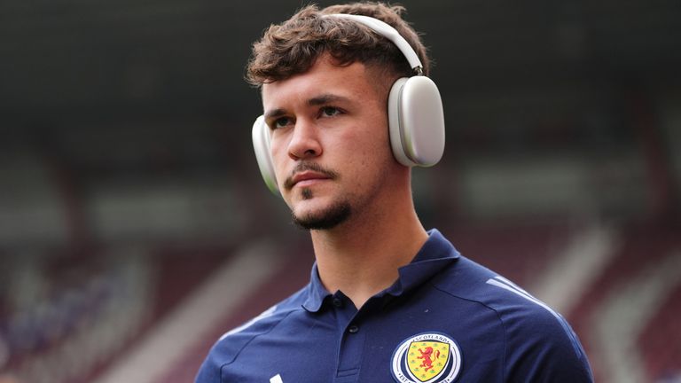 Cieran Slicker has 17 caps for the Scotland under-21 side
