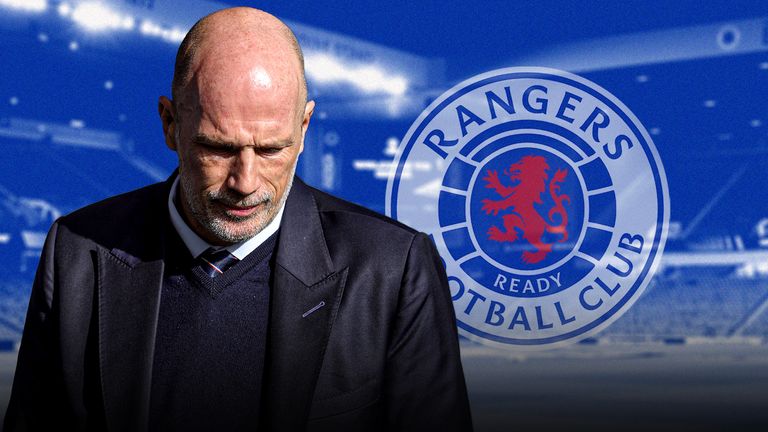 Philippe Clement has been sacked by Rangers despite signing a new deal in August