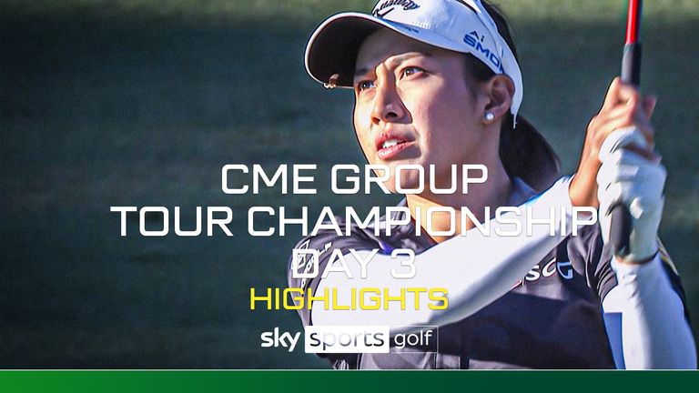 Highlights from the third round of the CME Group Tour Championship at the Tiburon Golf Club, in Florida.