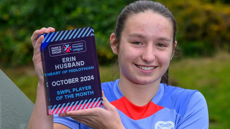 Erin Husband of Hearts is SWPL player of the month for October