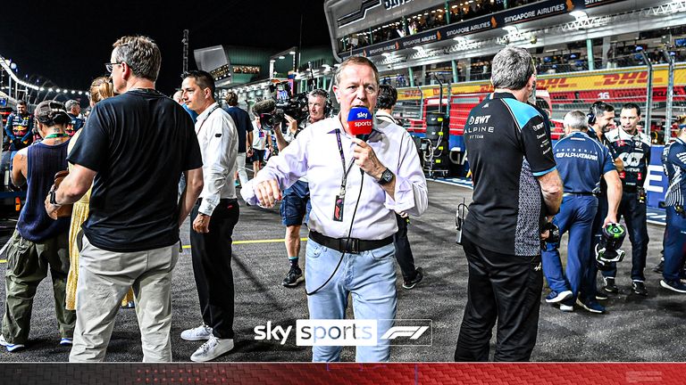 Martin Brundle explains why the 'adrenaline' of a gridwalk is a reason why he enjoys talking to drivers and celebrities ahead of a Formula 1 race.