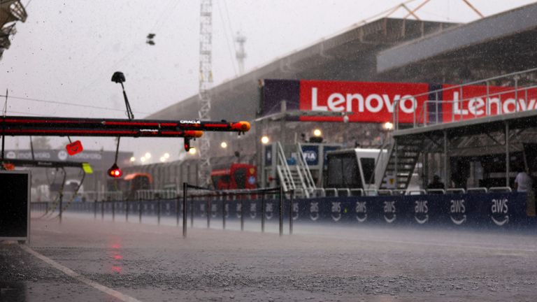 Sao Paulo GP Qualifying Rain