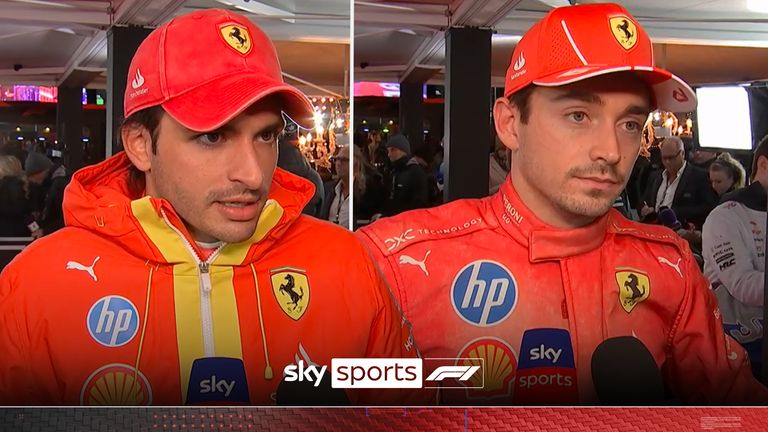 Ferrari, Leclerc, Sainz