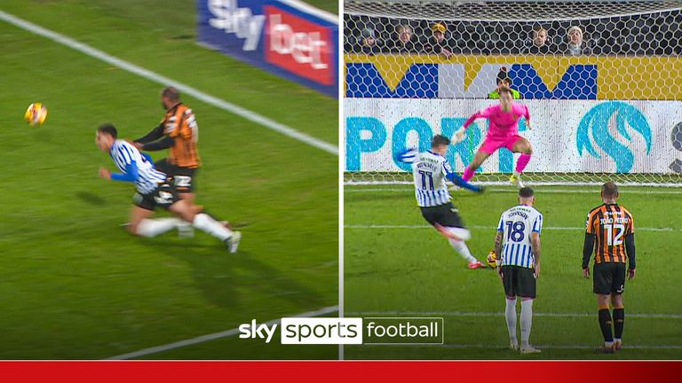 Sheffield Wednesday take the lead over Hull City with penalty