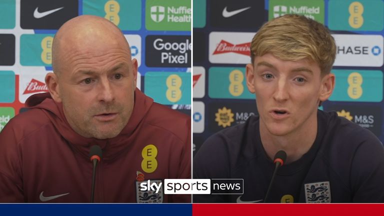 Lee Carsley and Anthony Gordon react to England squad withdrawals