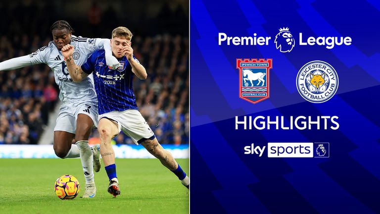 Highlights from the Premier League match between Ipswich and Leicester