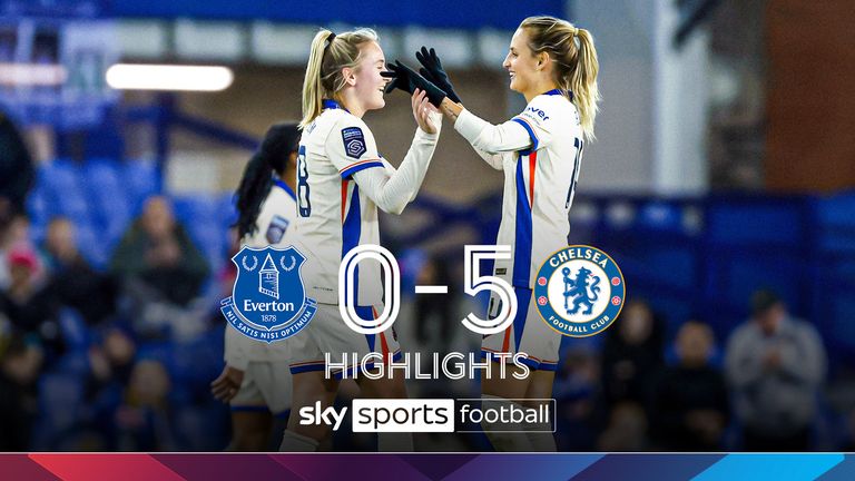 Everton 0-5 Chelsea WSL highlights