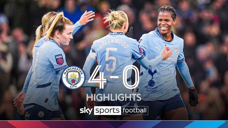 Manchester City 4-0 Tottenham highlights