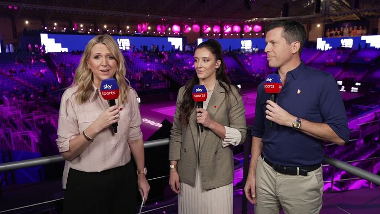 Gigi Salmon with Laura Robson and Tim Henman