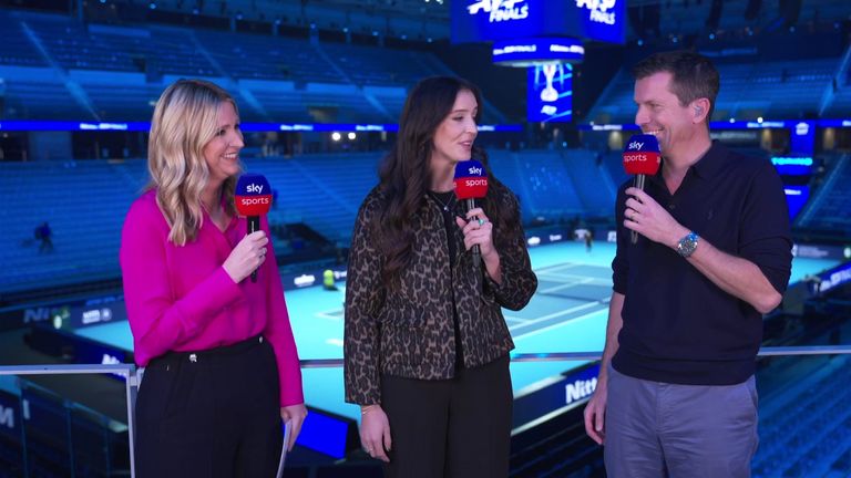 Gigi Salmon with Laura Robson and Tim Henman