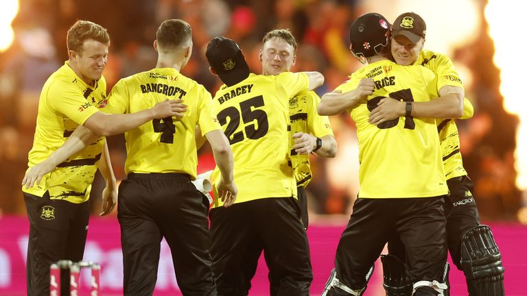 Gloucestershire win 2024 Vitality Blast (Associated Press)