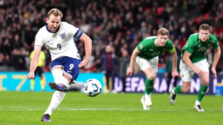 Harry Kane needed a penalty to break Ireland's resistance