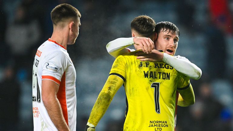 Goalkeeper Jack Walton impressed for Dundee United