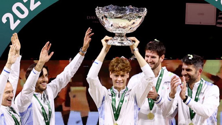 Jannik Sinner lead Italy to their second successive Davis Cup title in Malaga