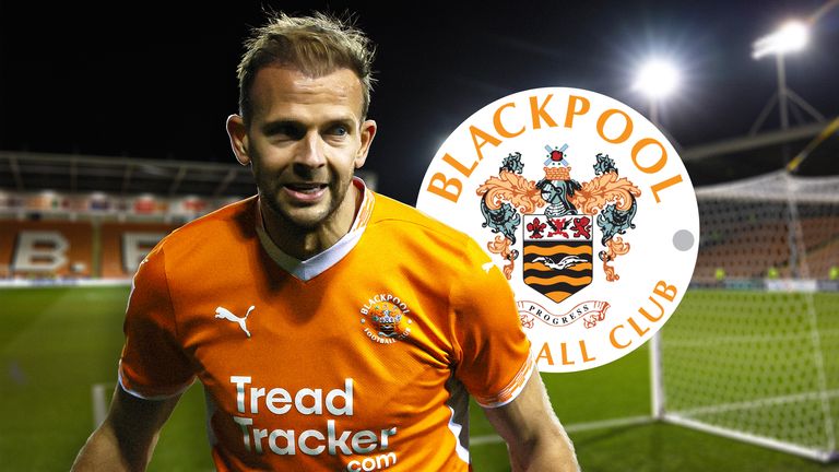 Blackpool stiker Jordan Rhodes