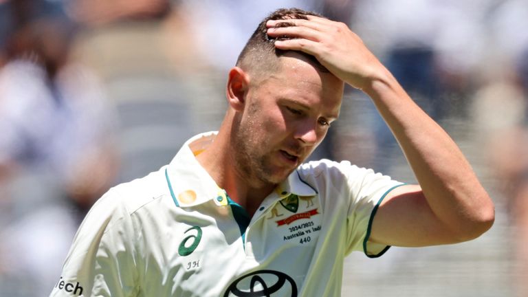 Australia's Josh Hazlewood (Associated Press)