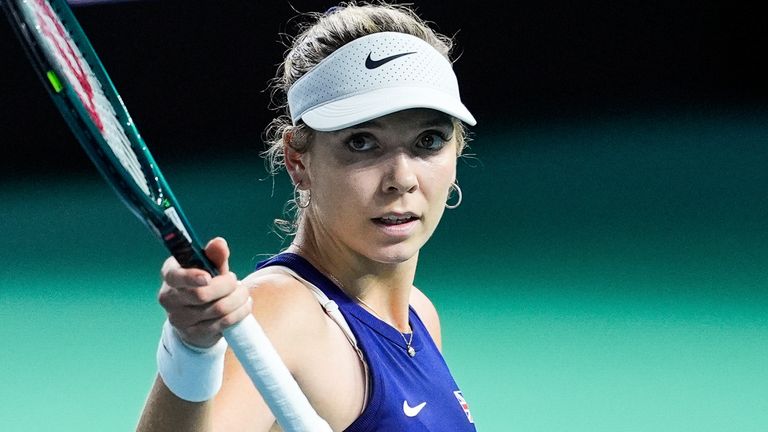 Katie Boulter, Great Britain, Billie Jean King Cup (Associated Press)