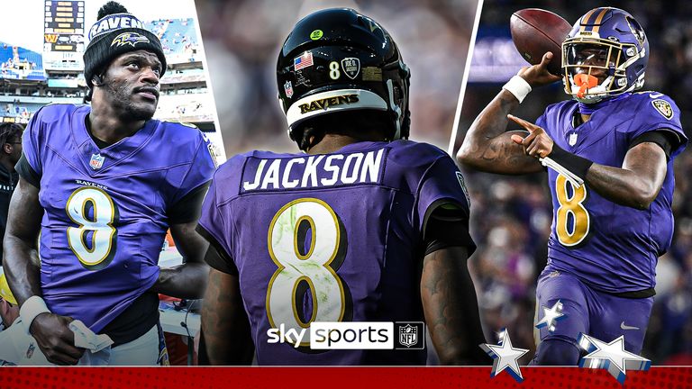 Gelandang Baltimore Ravens, Lamar Jackson 