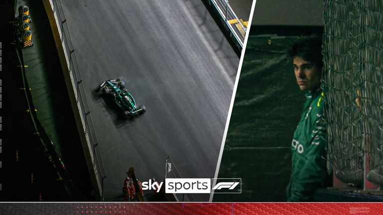 Lance Stroll caused an early red flag in FP3 after his car began to smoke at the Las Vegas Grand Prix.