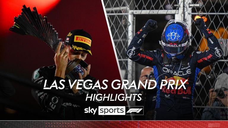 Los aspectos más destacados del Gran Premio de Las Vegas y Mercedes hacen el doble y Max Verstappen es coronado por la cuarta vez campeón mundial.