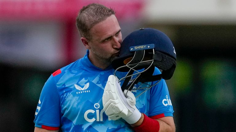 Liam Livingstone hits 124 off 85 balls to lead England to 5-wicket win over West Indies in second ODI