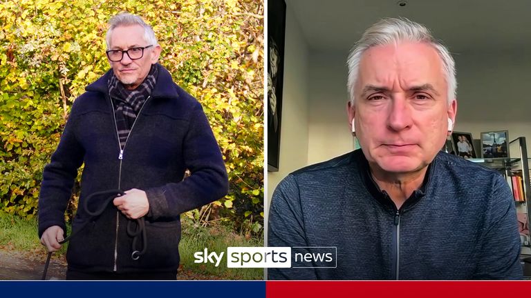 Gary Lineker outside his home in London. Mr Lineker will step down as host of Match of the Day at the end of the season but will continue to host coverage of the FA Cup in 2025/26 and the World Cup in 2026, the BBC confirmed. Picture date: Tuesday November 12, 2024.
