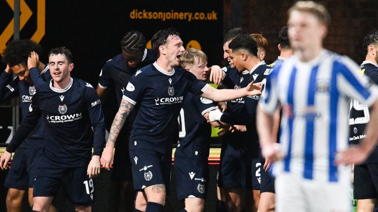 Lyall Cameron put Dundee ahead at Kilmarnock