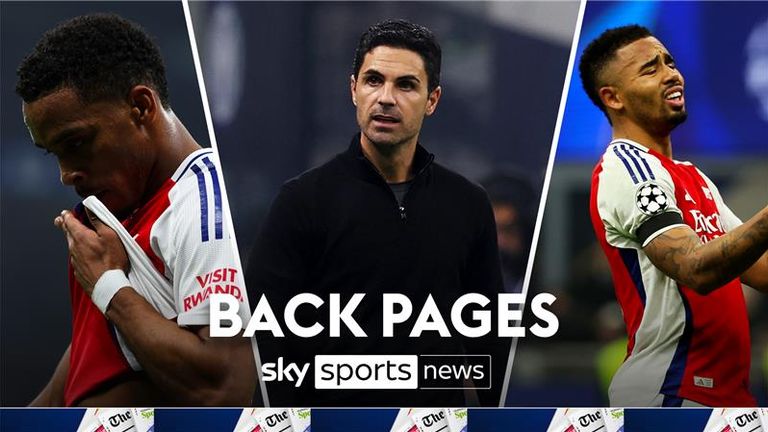 Back Pages discuss Arsenal loss to Inter Milan in Champions League