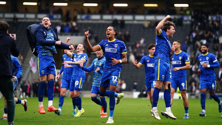 MK Dons made it three wins in a row over their rivals