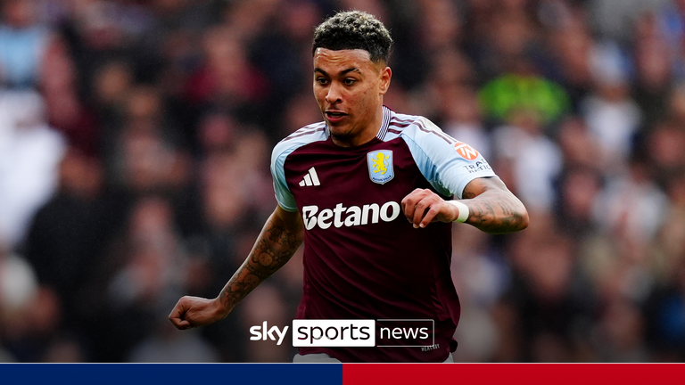 Aston Villa's Morgan Rogers during the Premier League match at Villa Park, Birmingham. Picture date: Sunday October 6, 2024. PA Photo. See PA story SOCCER Villa. Mike Egerton/PA Wire.