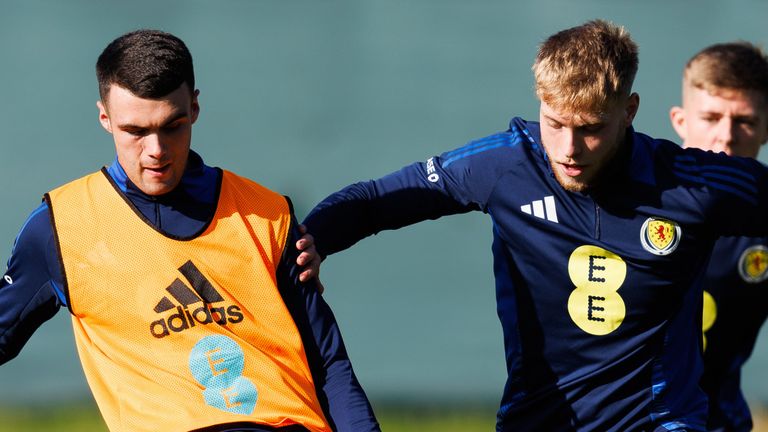 Lennon Miller (left) and Ewan Wilson have both been called up to the Scotland U21 squad