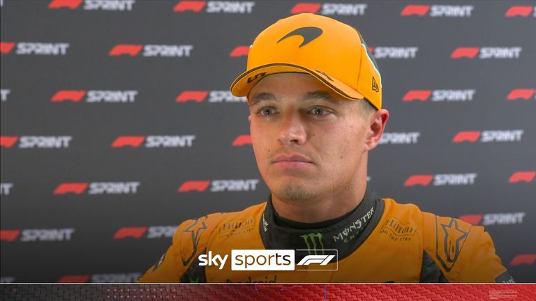 After qualifying second for the Sprint, McLaren&#39;s Lando Norris refused to be drawn on his title battle with Red Bull&#39;s Max Verstappen.