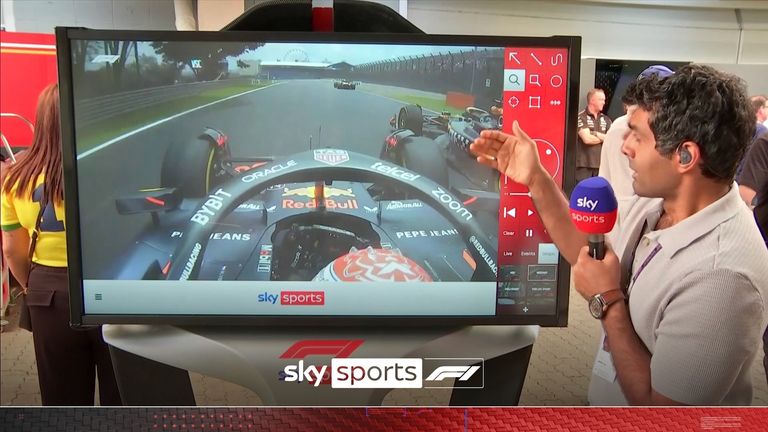 Karun Chandhok was at the SkyPad to assess whether Max Verstappen's attempted overtake on Oscar Piastri was fair after the virtual safety car ended.