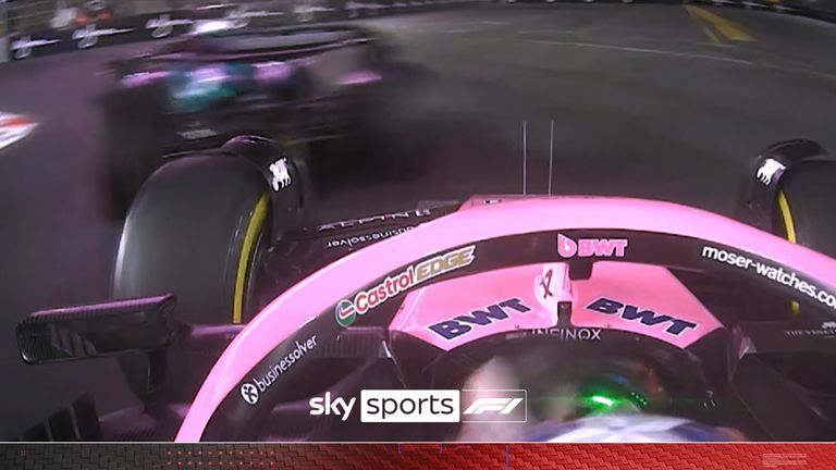 Ocon near miss