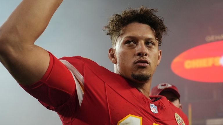 Kansas City Chiefs quarterback Patrick Mahomes 