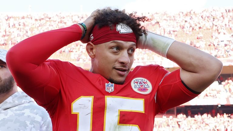 Patrick Mahomes, Kansas City Chiefs quarterback vs Denver Broncos, Week 10