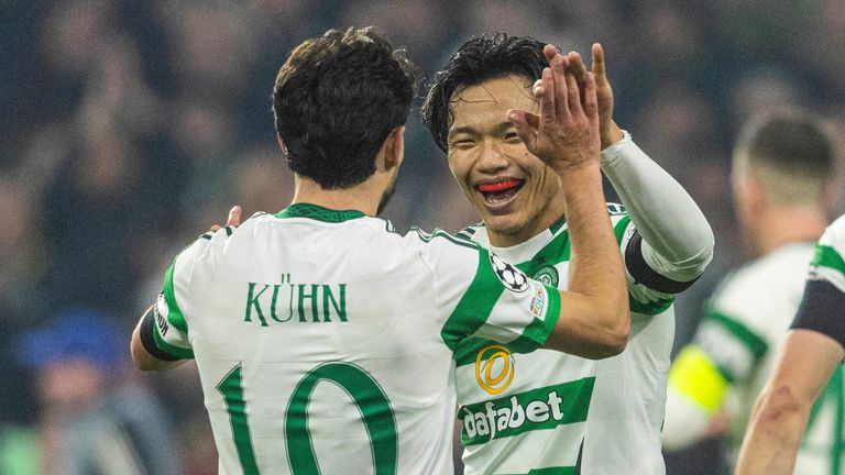 Reo Hatate and Nicolas Kuhn secured Celtic's Champions League win vs RB Leipzig