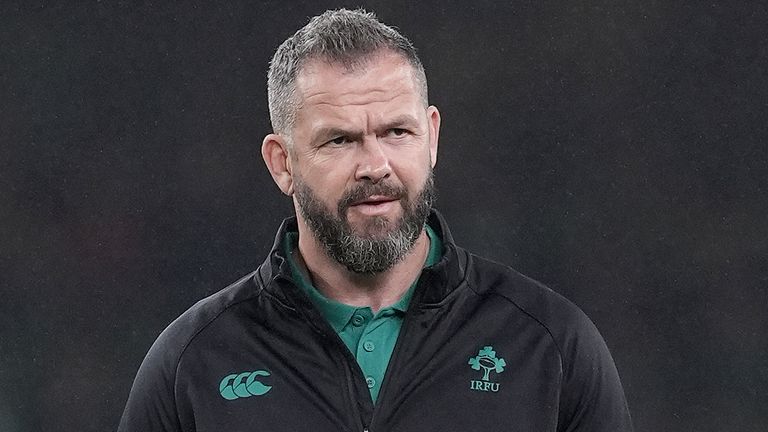 Ireland head coach Andy Farrell