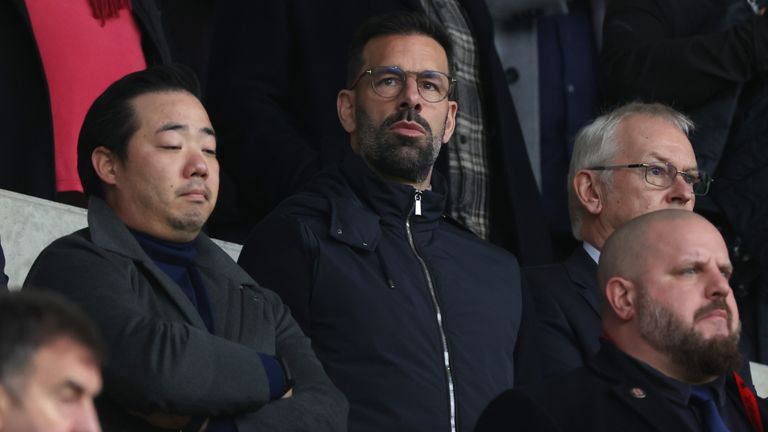 Ruud van Nistelrooy at the Gtech Community Stadium